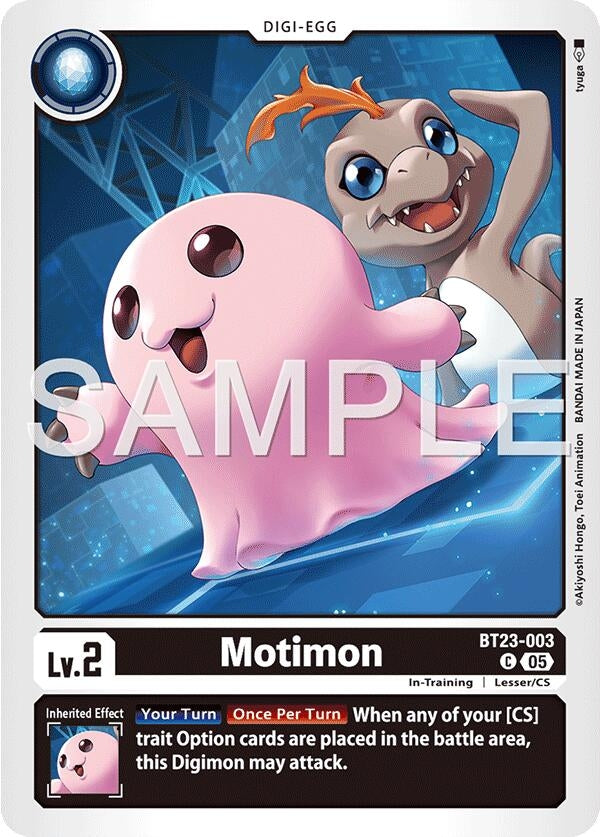 Image for Motimon (BT23-003 C) [Hackers' Slumber] - Digimon Card Game