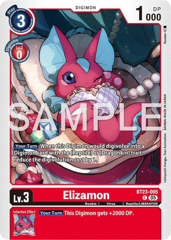 Image for Elizamon (BT23-005 C) [Hackers' Slumber] - Digimon Card Game
