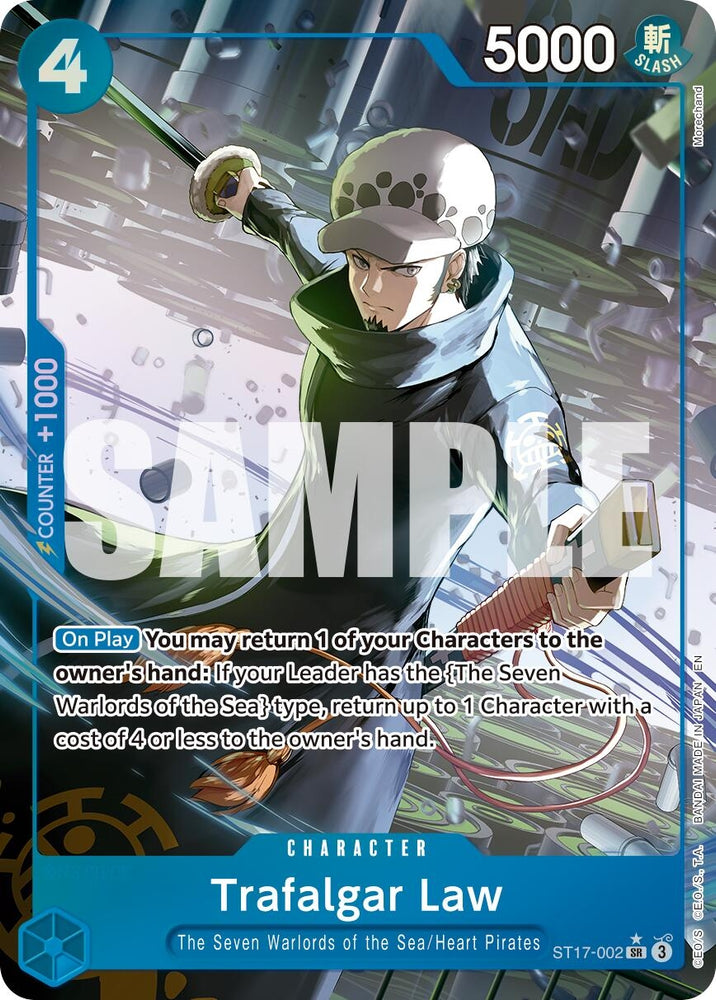 Image for Trafalgar Law - ST17-002 (Alternate Art) (ST17-002) [Premium Booster -The Best- Vol. 2] - One Piece Card Game