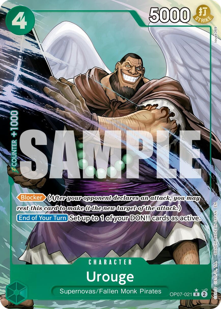 Image for Urouge (Alternate Art) (OP07-021) [Premium Booster -The Best- Vol. 2] - One Piece Card Game