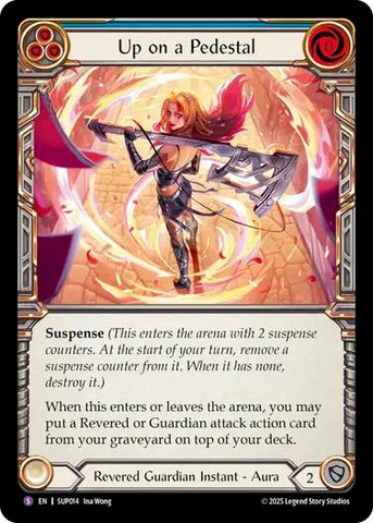 Image for Up on a Pedestal (SUP014) (Super Slam) - Flesh and Blood TCG