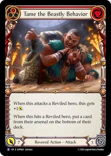 Image for Tame the Beastly Behavior (SUP024) (Super Slam) - Flesh and Blood TCG