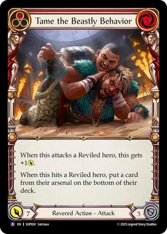 Image for Tame the Beastly Behavior (SUP024) (Super Slam) - Flesh and Blood TCG