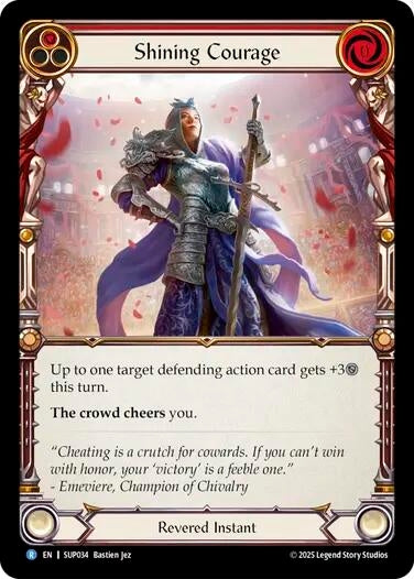 Image for Shining Courage (SUP034) (Super Slam) - Flesh and Blood TCG