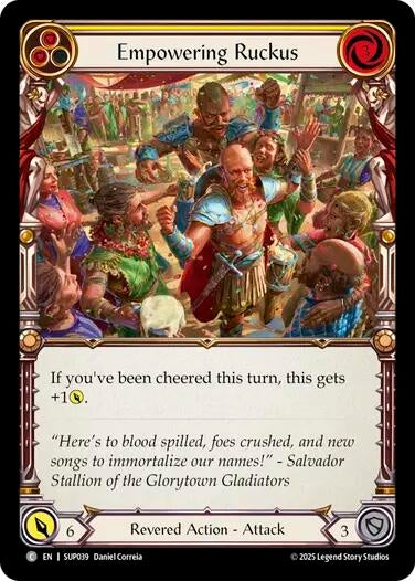 Image for Empowering Ruckus (SUP039) (Super Slam) - Flesh and Blood TCG