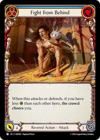Image for Fight from Behind (Blue) (SUP042) (Super Slam) - Flesh and Blood TCG