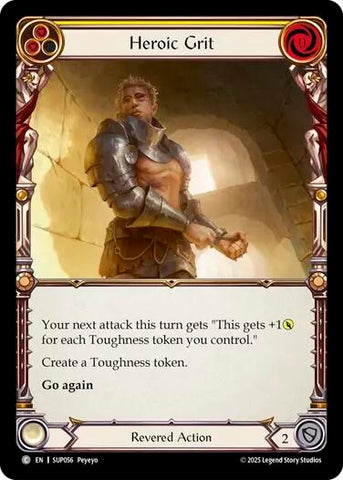 Image for Heroic Grit (SUP056) (Super Slam) - Flesh and Blood TCG