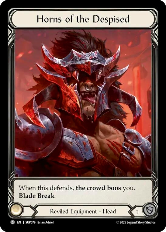 Image for Horns of the Despised (Extended Art) (SUP079) (Super Slam) - Flesh and Blood TCG