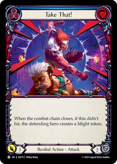 Image for Take That! (Blue) (SUP113) (Super Slam) - Flesh and Blood TCG