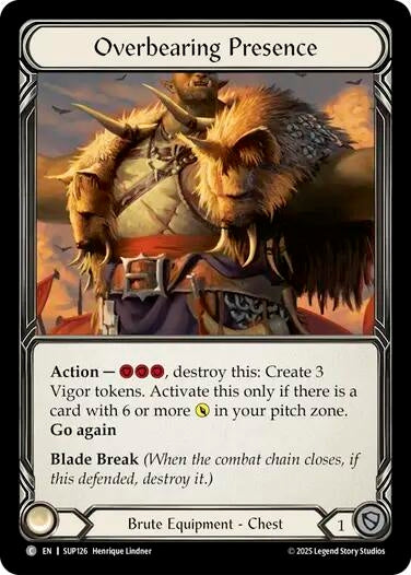Image for Overbearing Presence (SUP126) (Super Slam) - Flesh and Blood TCG