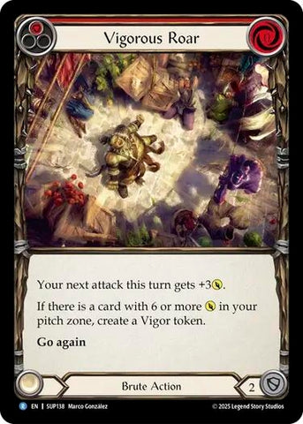 Image for Vigorous Roar (SUP138) (Super Slam) - Flesh and Blood TCG