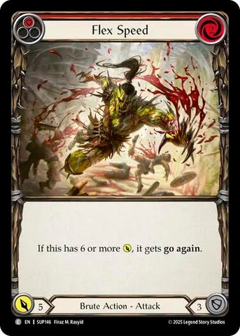 Image for Flex Speed (Red) (SUP146) (Super Slam) - Flesh and Blood TCG