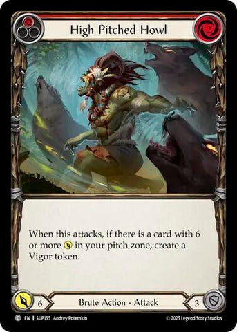 Image for High Pitched Howl (Red) (SUP155) (Super Slam) - Flesh and Blood TCG