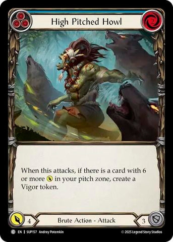 Image for High Pitched Howl (Blue) (SUP157) (Super Slam) - Flesh and Blood TCG