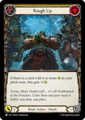 Image for Rough Up (Yellow) (SUP159) (Super Slam) - Flesh and Blood TCG