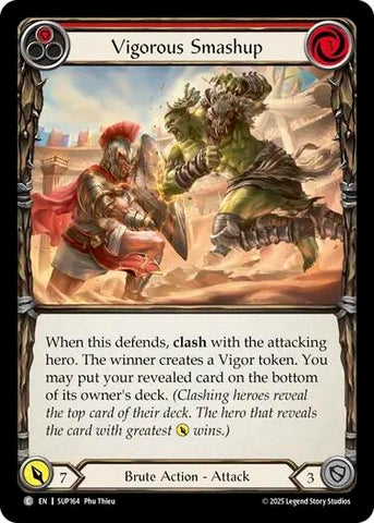 Image for Vigorous Smashup (Red) (SUP164) (Super Slam) - Flesh and Blood TCG