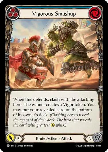 Image for Vigorous Smashup (Blue) (SUP166) (Super Slam) - Flesh and Blood TCG