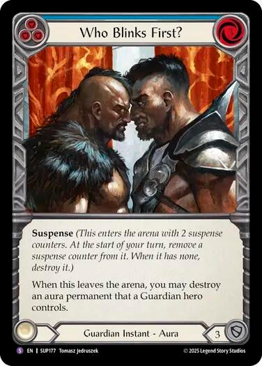 Image for Who Blinks First? (SUP177) (Super Slam) - Flesh and Blood TCG