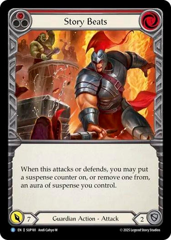 Image for Story Beats (Red) (SUP181) (Super Slam) - Flesh and Blood TCG
