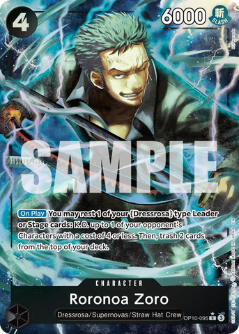 Image for Roronoa Zoro - OP10-095 (Alternate Art) (OP10-095) [Premium Booster -The Best- Vol. 2] - One Piece Card Game