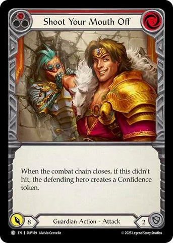 Image for Shoot Your Mouth Off (Red) (SUP189) (Super Slam) - Flesh and Blood TCG
