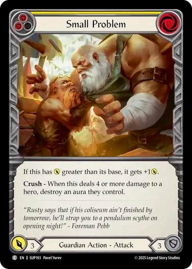 Image for Small Problem (SUP193) (Super Slam) - Flesh and Blood TCG
