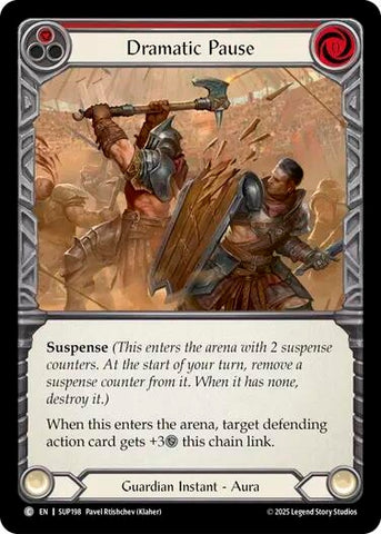 Image for Dramatic Pause (Red) (SUP198) (Super Slam) - Flesh and Blood TCG