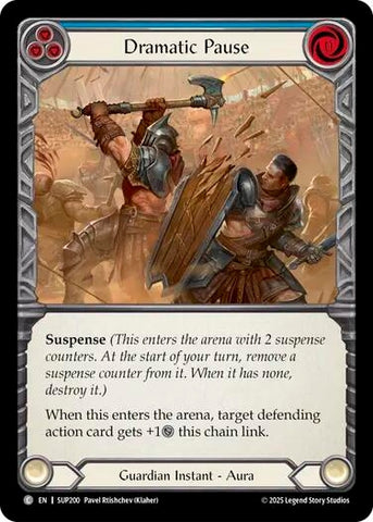 Image for Dramatic Pause (Blue) (SUP200) (Super Slam) - Flesh and Blood TCG