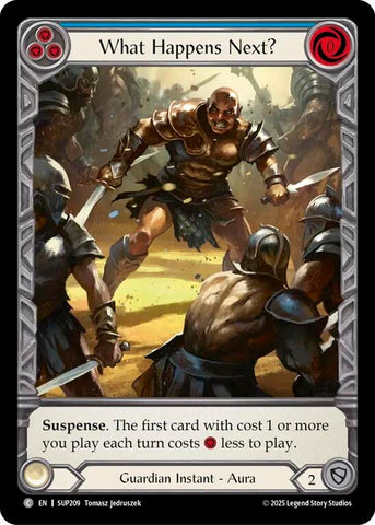 Image for What Happens Next? (Extended Art) (SUP209) (Super Slam) - Flesh and Blood TCG