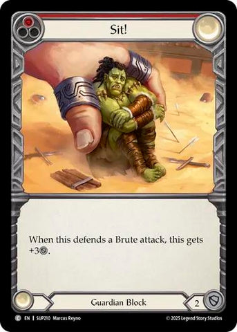 Image for Sit! (SUP210) (Super Slam) - Flesh and Blood TCG