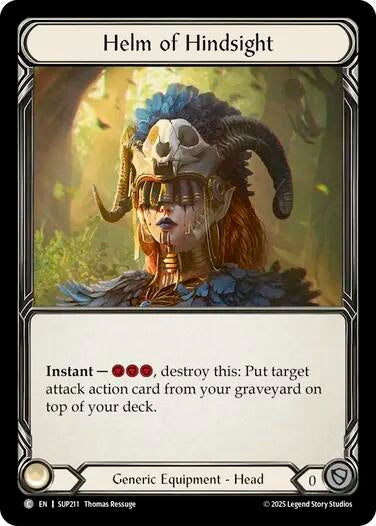 Image for Helm of Hindsight (SUP211) (Super Slam) - Flesh and Blood TCG