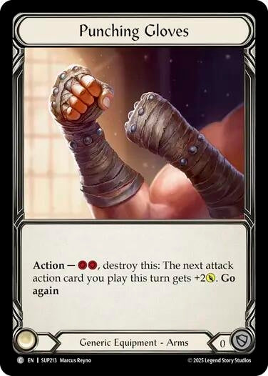 Image for Punching Gloves (SUP213) (Super Slam) - Flesh and Blood TCG