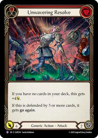 Image for Unwavering Resolve (SUP218) (Super Slam) - Flesh and Blood TCG