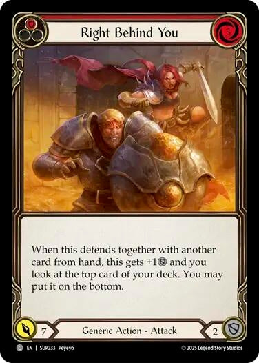 Right Behind You (Red) (SUP233) (Super Slam)