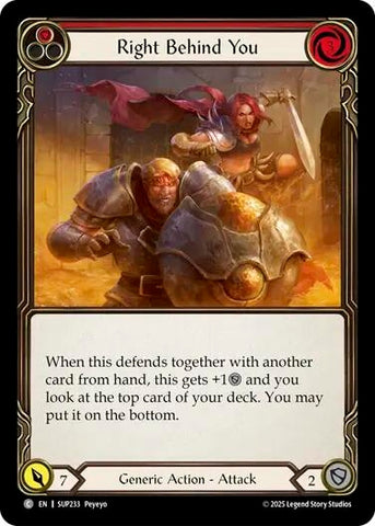 Right Behind You (Red) (SUP233) (Super Slam)