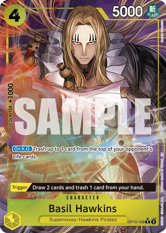 Image for Basil Hawkins - OP10-109 (Alternate Art) (OP10-109) [Premium Booster -The Best- Vol. 2] - One Piece Card Game