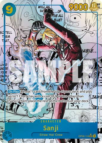 Image for Sanji - OP06-119 (Manga) (OP06-119) [Premium Booster -The Best- Vol. 2] - One Piece Card Game