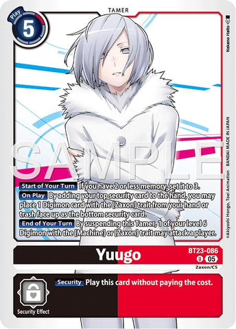 Image for Yuugo (BT23-086 U) [Hackers' Slumber] - Digimon Card Game