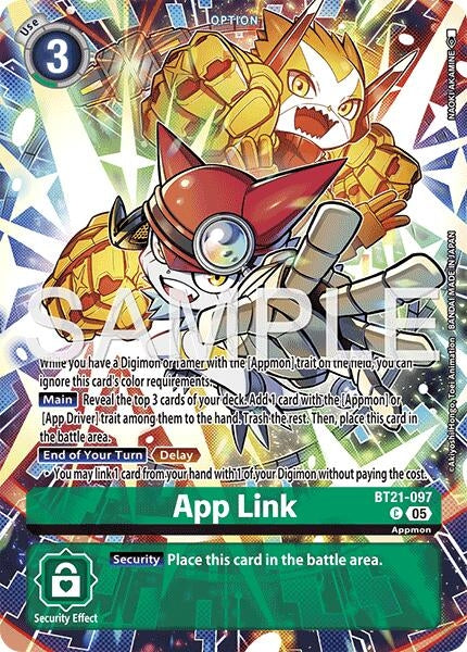 App Link (BT21-097 C) [Limited Card Pack -Another Knight-]