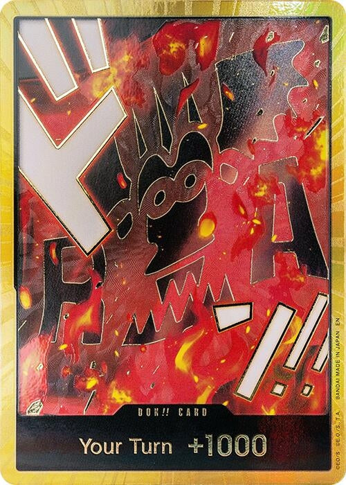 Image for DON!! Card (Dragon) (Gold) [Premium Booster -The Best- Vol. 2] - One Piece Card Game