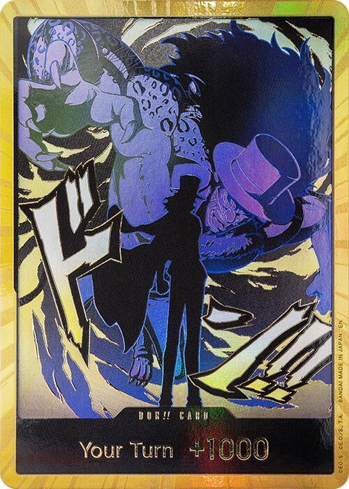 Image for DON!! Card (Rob Lucci) (Gold) [Premium Booster -The Best- Vol. 2] - One Piece Card Game