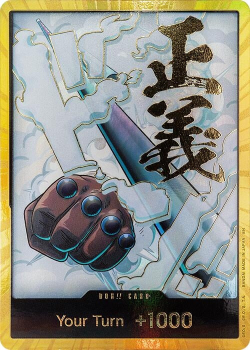 Image for DON!! Card (Smoker) (Gold) [Premium Booster -The Best- Vol. 2] - One Piece Card Game