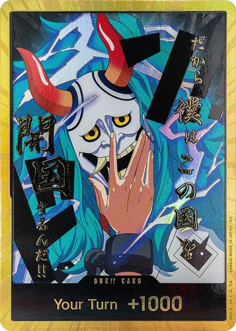Image for DON!! Card (Yamato) (Gold) [Premium Booster -The Best- Vol. 2] - One Piece Card Game