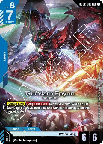 Image for Gundam Epyon (GD02-002) [Dual Impact] - Gundam Card Game