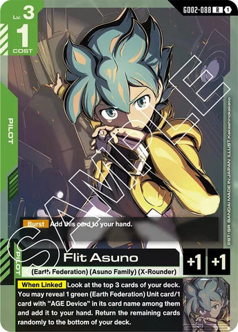 Image for Flit Asuno (GD02-088) [Dual Impact] - Gundam Card Game