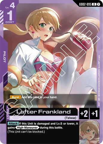 Image for Lafter Frankland (GD02-095) [Dual Impact] - Gundam Card Game