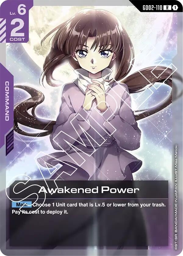 Image for Awakened Power (GD02-110) [Dual Impact] - Gundam Card Game