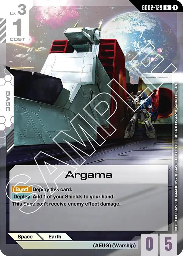 Image for Argama (GD02-129) [Dual Impact] - Gundam Card Game