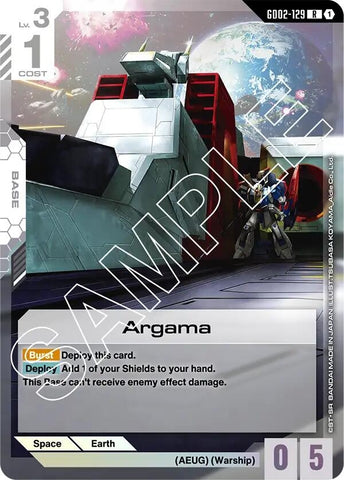 Image for Argama (GD02-129) [Dual Impact] - Gundam Card Game