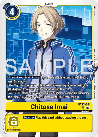 Image for Chitose Imai (BT23-081 SR) [Hackers' Slumber] - Digimon Card Game